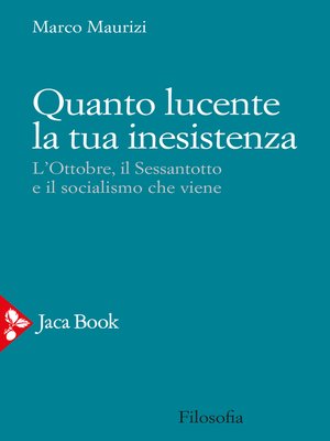 cover image of Quanto lucente la tua inesistenza